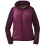 Outdoor Research Womens Vigor Hybrid Hooded Jacket Cacao/Beet